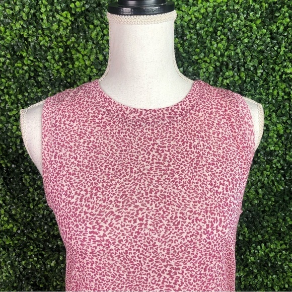 Athleta animal print pink tank - Picture 2 of 5